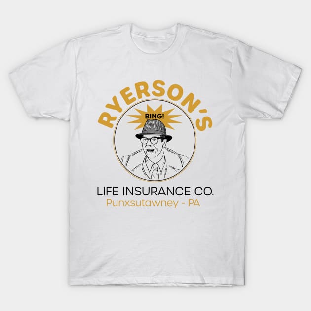 Ned Ryersons Life Insurance Co. T-Shirt by Meta Cortex